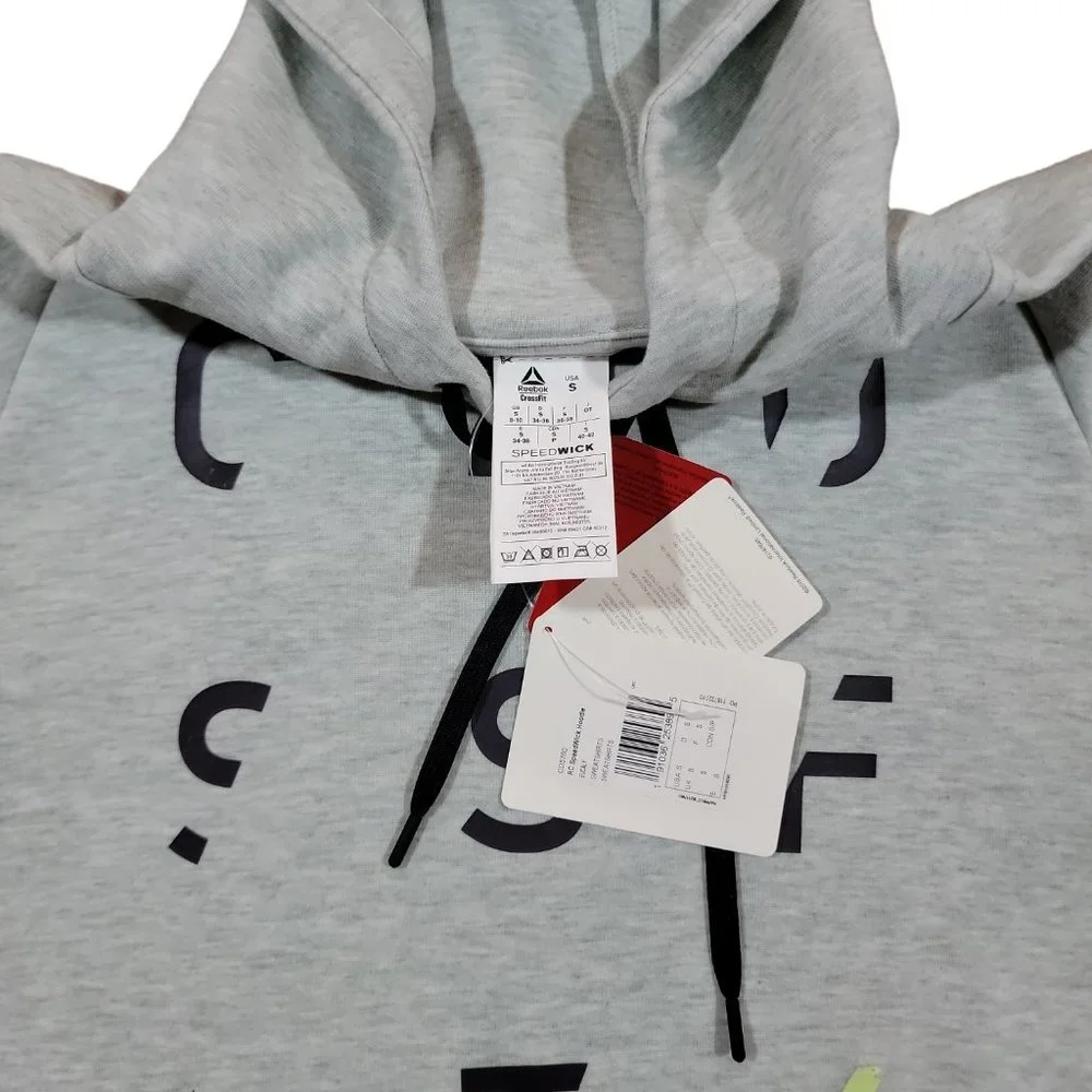 Reebok Womens Rc SpeedWick Hoodie CD5760 Eucaly Sweatshirts (Sz S) - Picture 4 of 10
